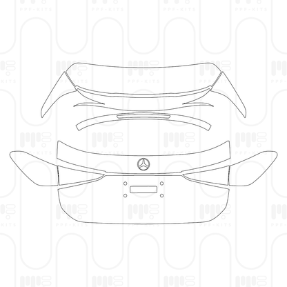 Pre-Cut PPF Mercedes-Benz C Class Estate AMG C43 2024