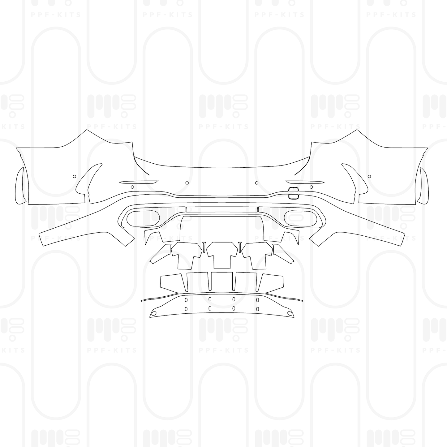 Pre-Cut PPF Mercedes-Benz C Class Estate AMG C43 2024