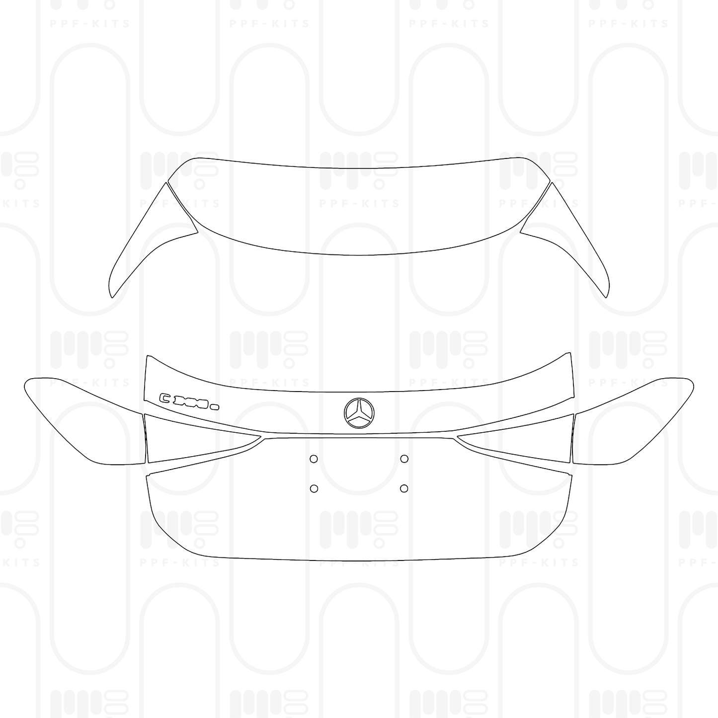 Pre-Cut PPF Mercedes-Benz C Class Estate AMG Line 2024