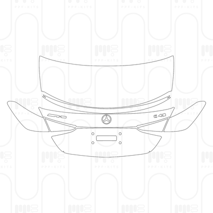 Pre-Cut PPF Mercedes-Benz C Class Sedan AMG C43 2024