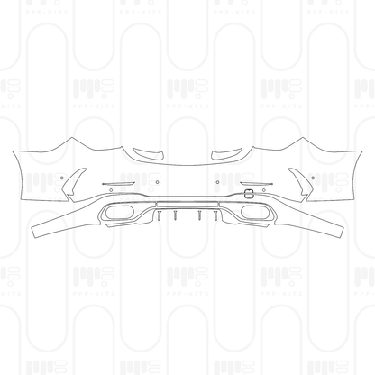 Pre-Cut PPF Mercedes-Benz C Class Sedan AMG C43 2024