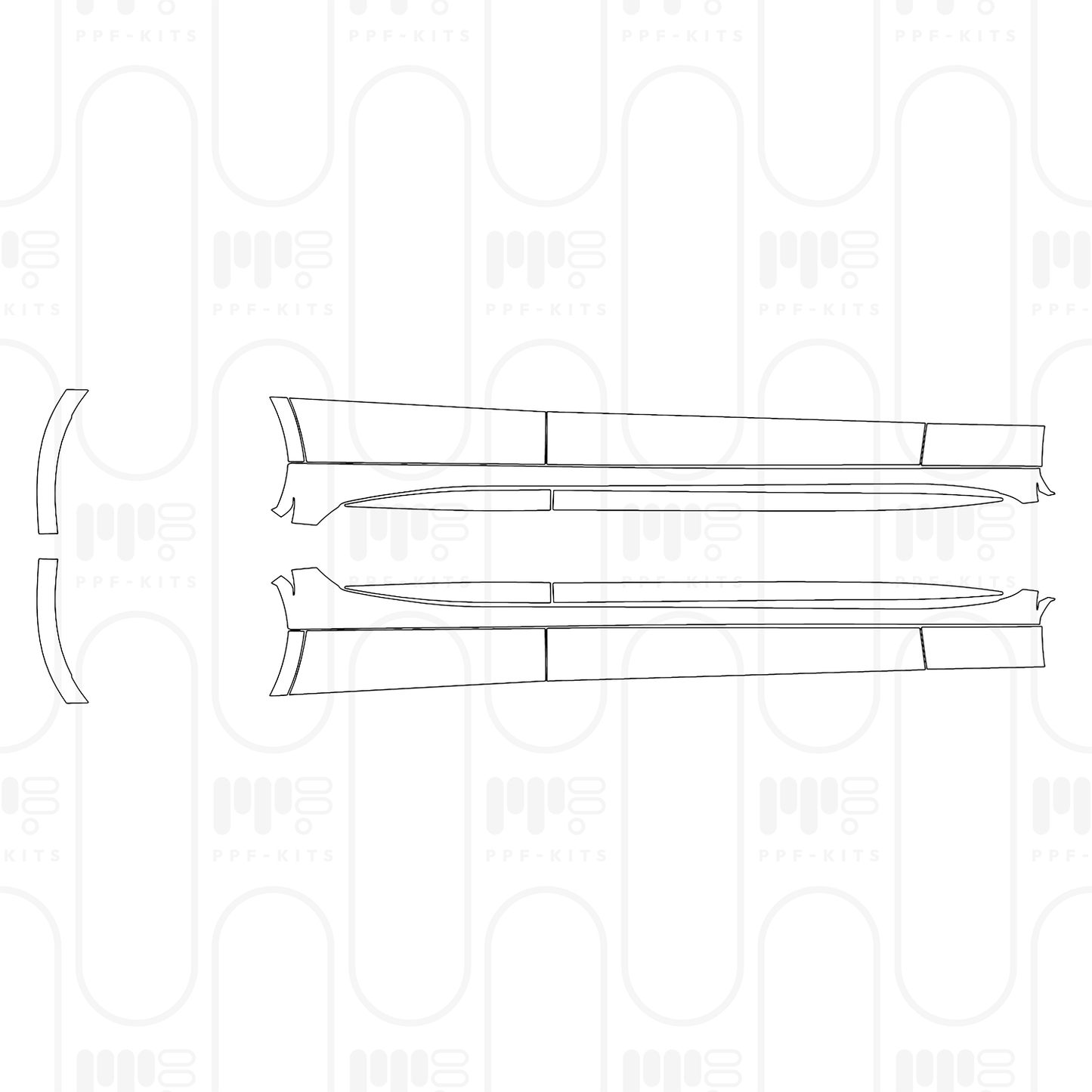 Pre-Cut PPF Mercedes-Benz C Class Sedan AMG C43 2024