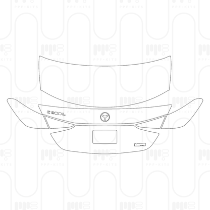 Pre-Cut PPF Mercedes-Benz C Class Sedan AMG Line Extended Wheelbase 2025