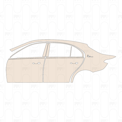 Pre-Cut PPF Mercedes-Benz C Class Sedan Base Extended Wheelbase 2024