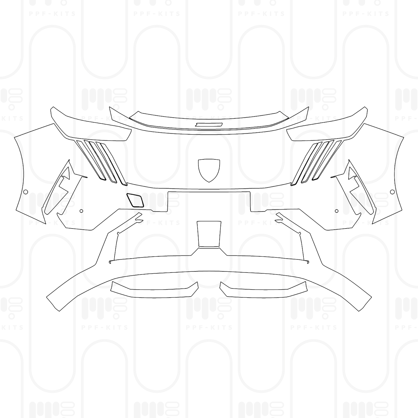 Pre-Cut PPF Peugeot E-3008 (EU) GT 2025