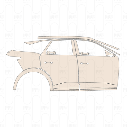 Pre-Cut PPF Peugeot E-3008 (EU) GT 2025