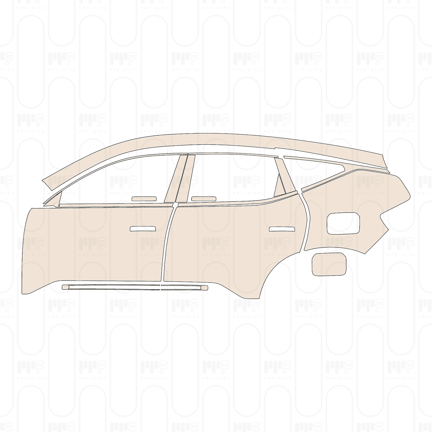 Pre-Cut PPF Polestar 3 2024