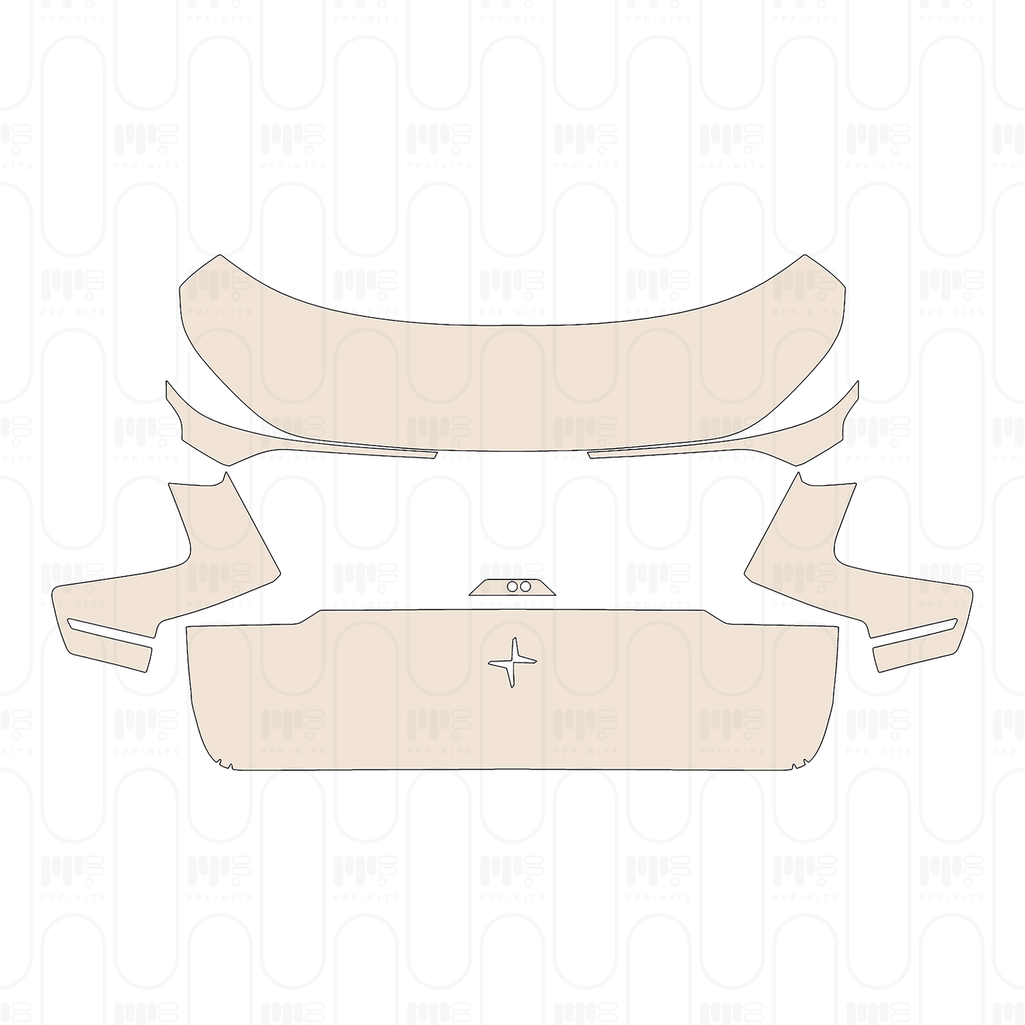 Pre-Cut PPF Polestar 3 2024