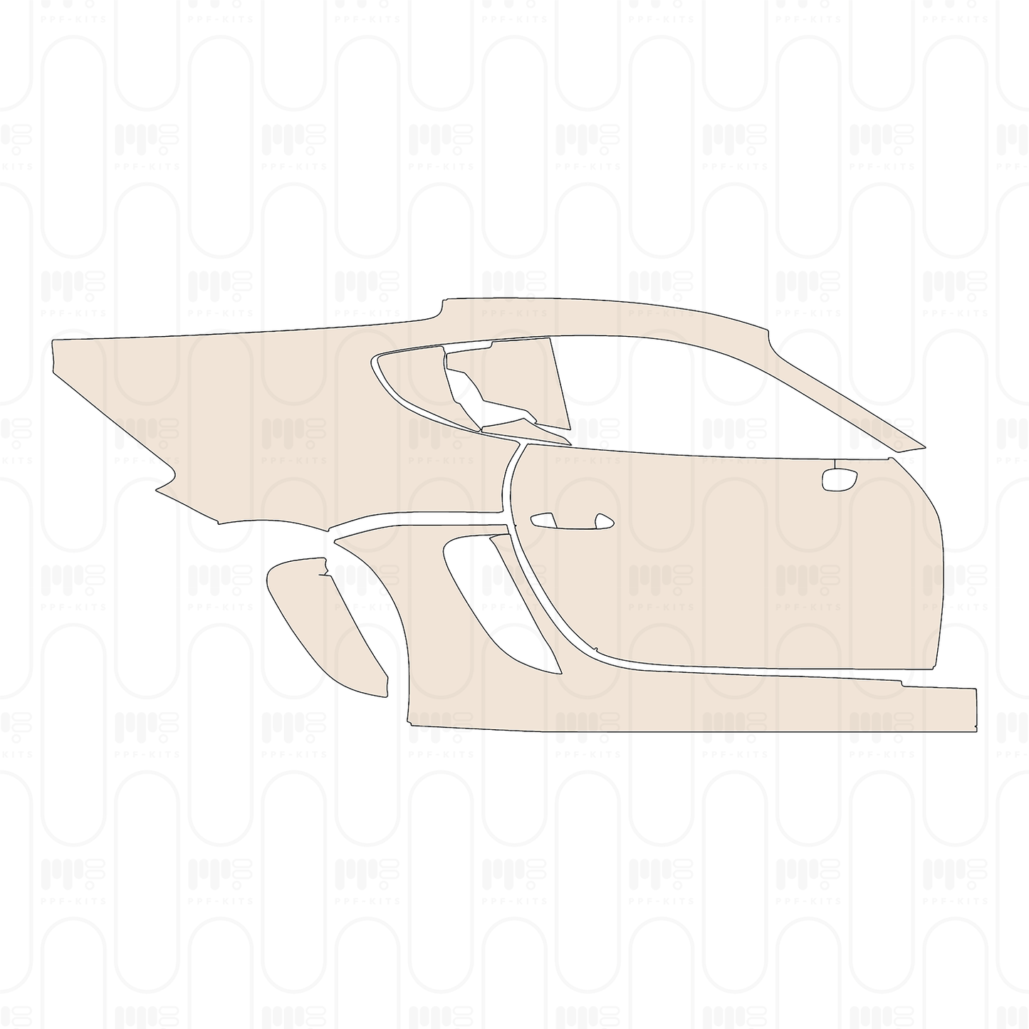 Pre-Cut PPF Porsche 718 Cayman GT4RS 2024