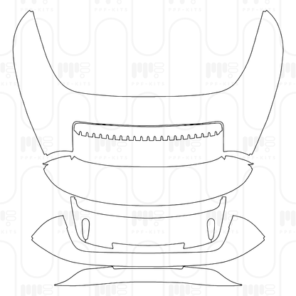 Pre-Cut PPF Porsche 911 Turbo Cabriolet 2024