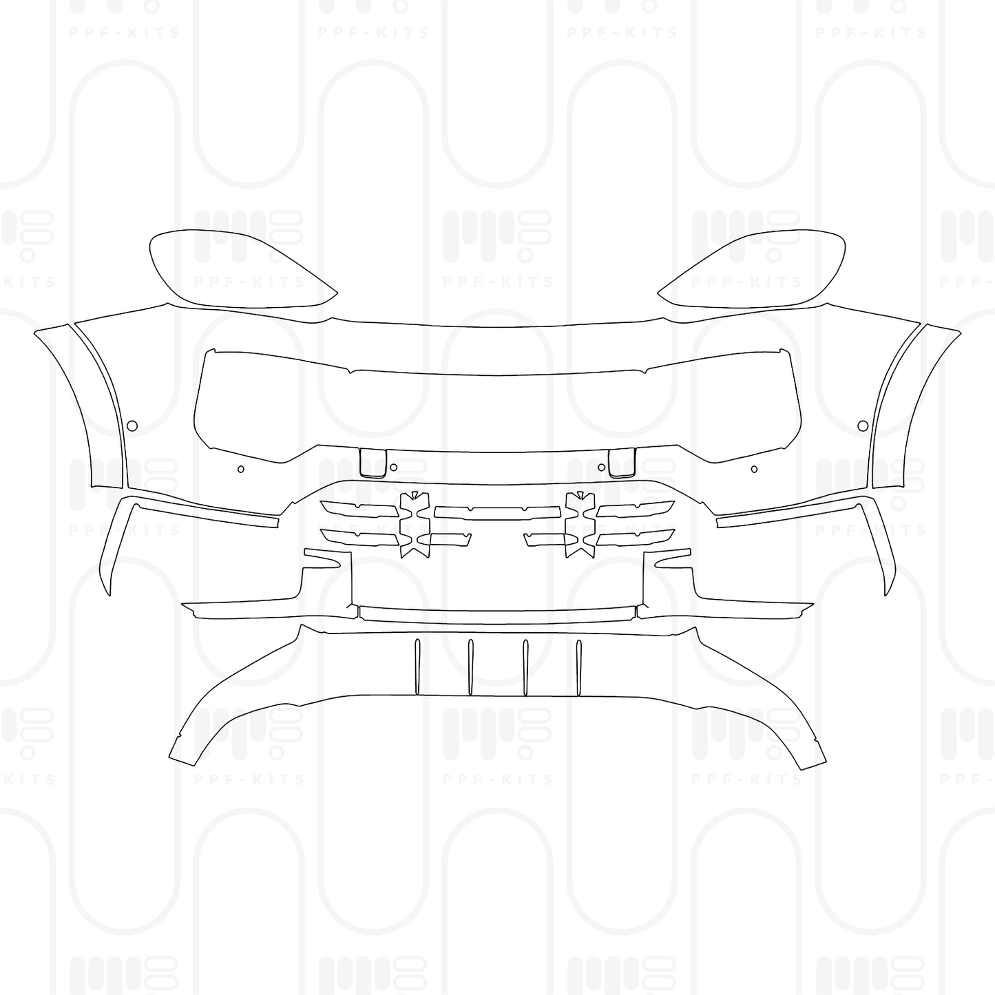 Pre-Cut PPF Porsche Cayenne Coupe Cayenne GTS Coupe 2025