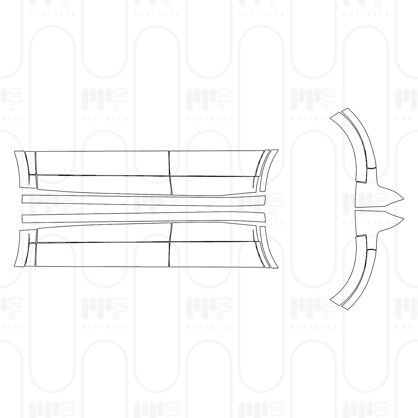 Pre-Cut PPF Porsche Cayenne Coupe Cayenne GTS Coupe 2025