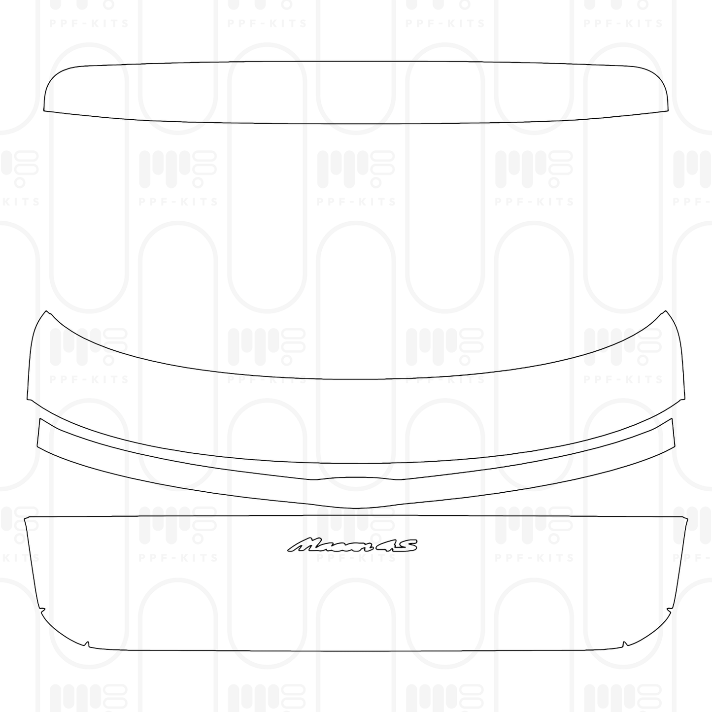 Pre-Cut PPF Porsche Macan Electric 4S 2025
