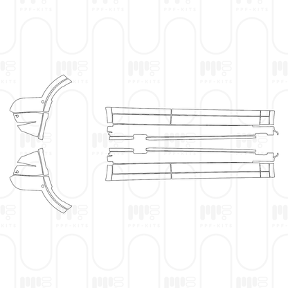 Pre-Cut PPF Porsche Macan Electric Base 2025