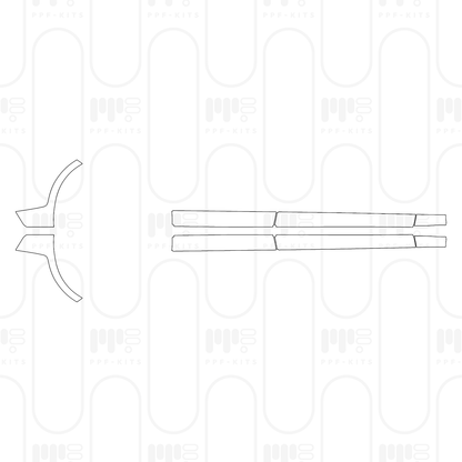 Pre-Cut PPF Porsche Panamera Sedan Panamera Turbo S E-Hybrid 2025