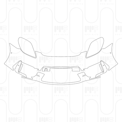 Pre-Cut PPF Porsche Panamera Sedan Panamera Turbo S E-Hybrid 2025