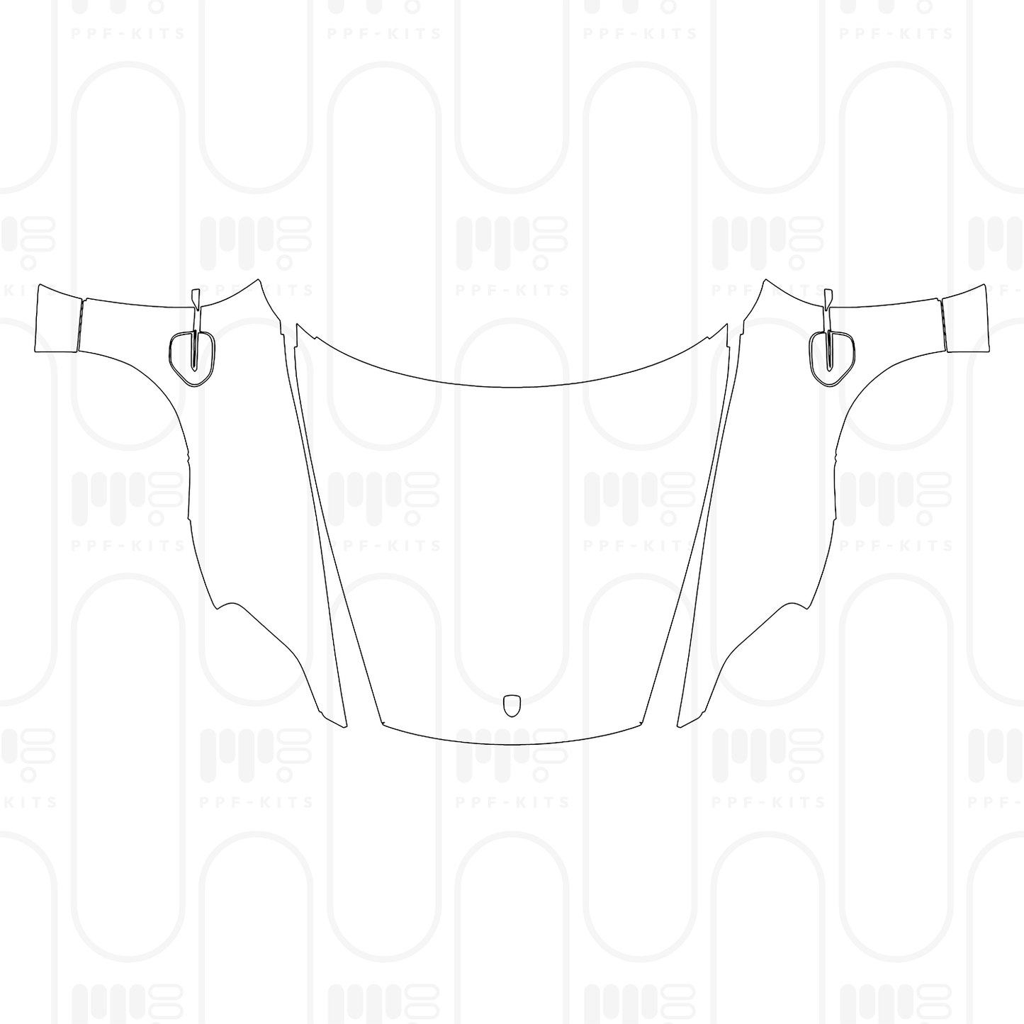 Pre-Cut PPF Porsche Taycan Sport Turismo Taycan Turbo Sport Turismo 2024