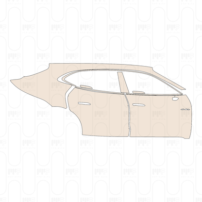 Pre-Cut PPF Porsche Taycan Sport Turismo Taycan 4S Sport Turismo 2024