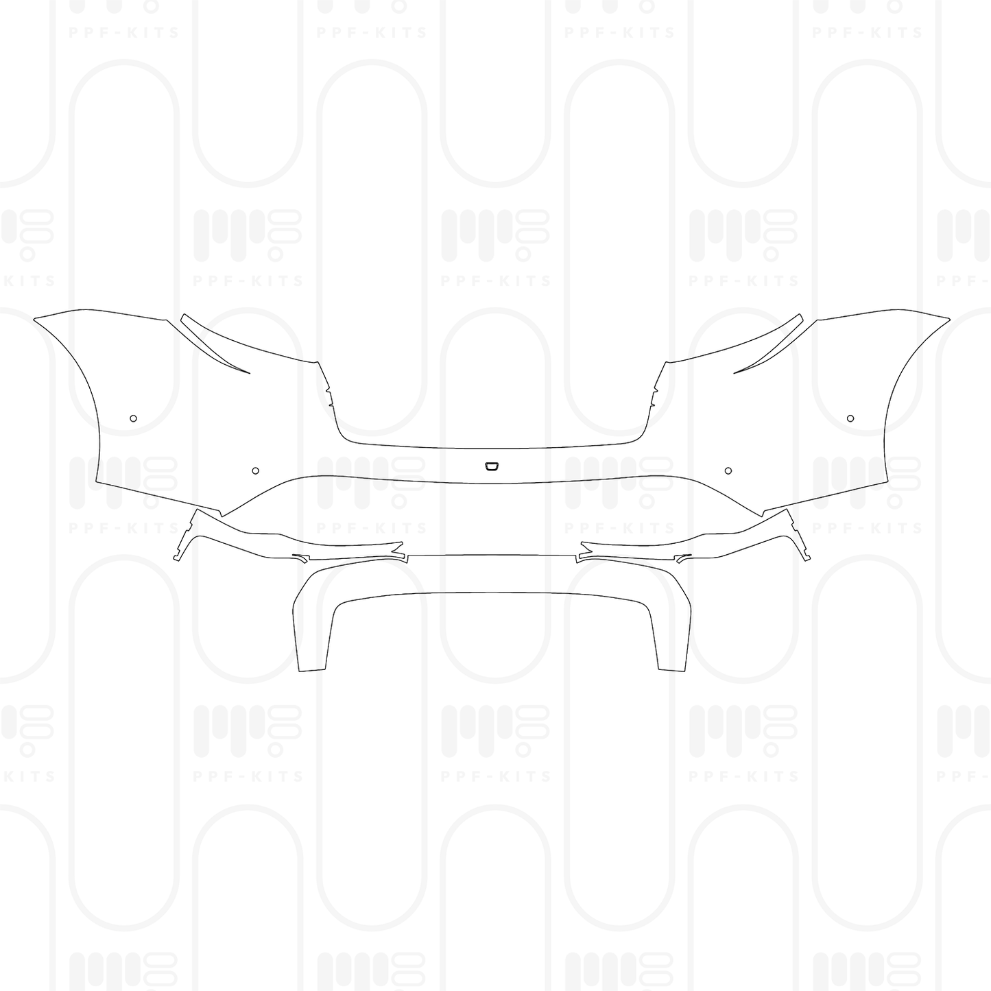 Pre-Cut PPF Porsche Taycan Sport Turismo Taycan GTS Sport Turismo 2025