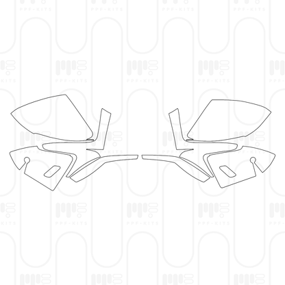 Pre-Cut PPF Porsche Taycan Sport Turismo Taycan Turbo Sport Turismo 2024