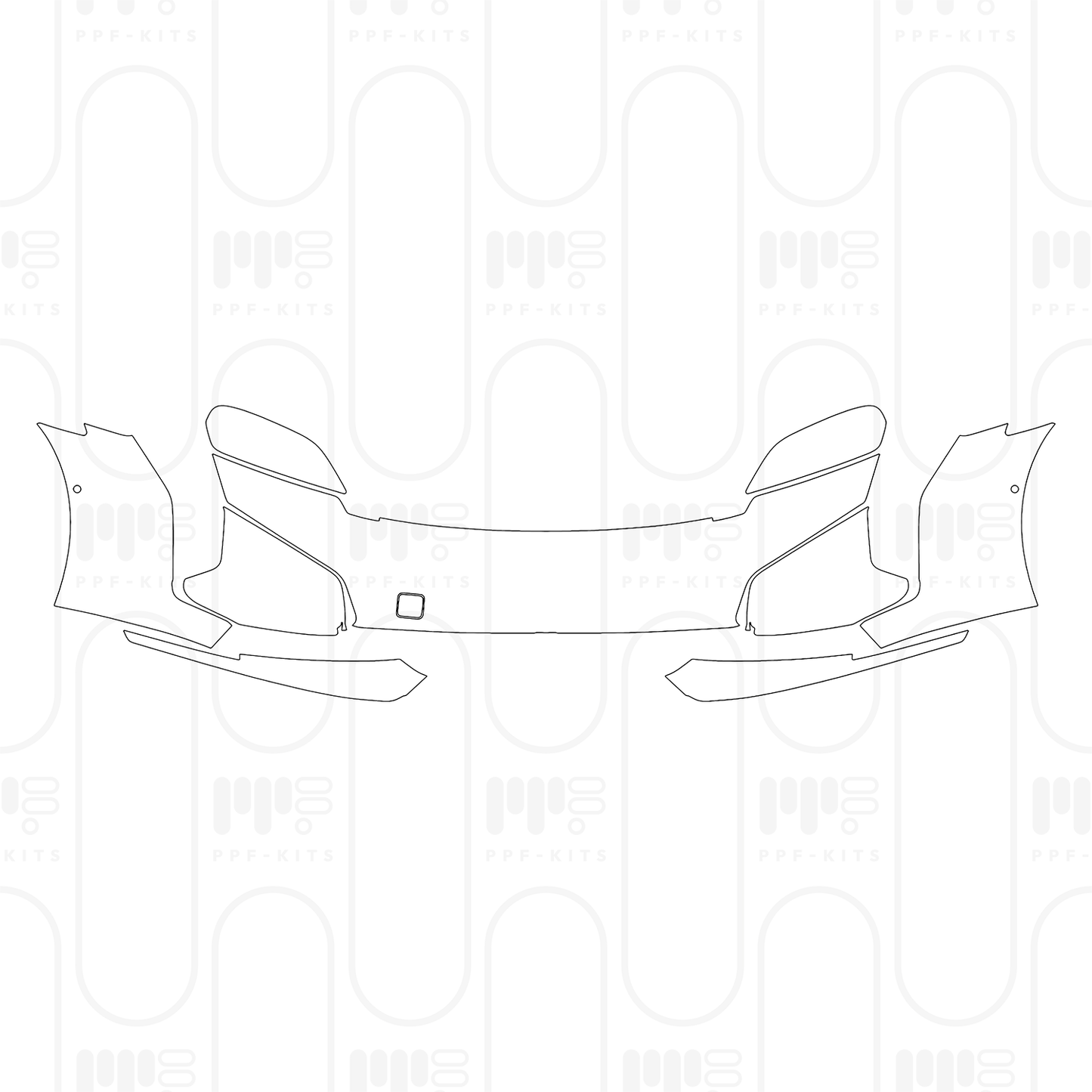 Pre-Cut PPF Porsche Taycan Sport Turismo Taycan Turbo Sport Turismo 2024