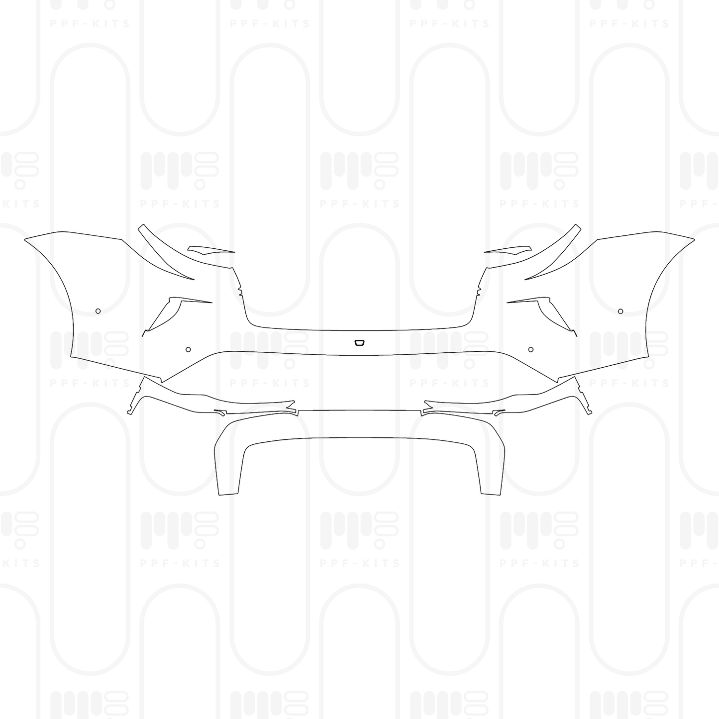 Pre-Cut PPF Porsche Taycan Sport Turismo Taycan Turbo Sport Turismo 2024