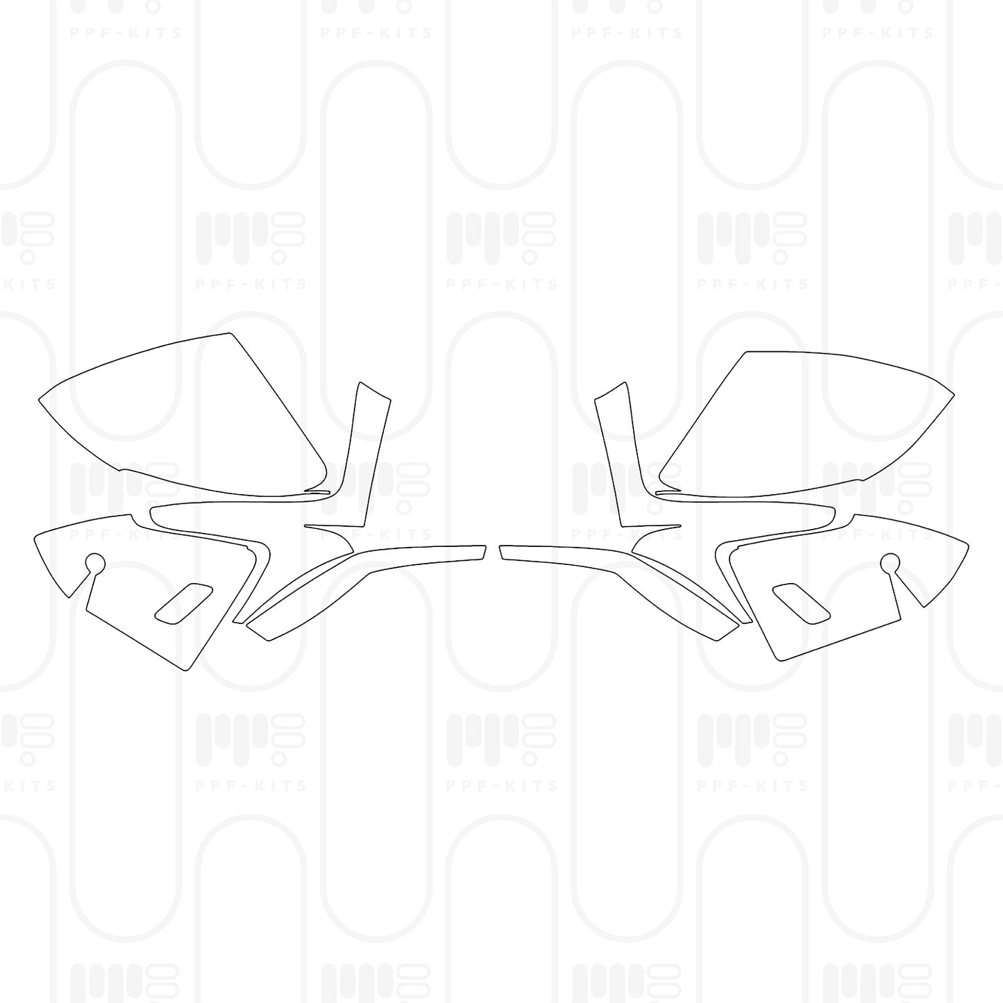 Pre-Cut PPF Porsche Taycan Sedan Taycan GTS 2025