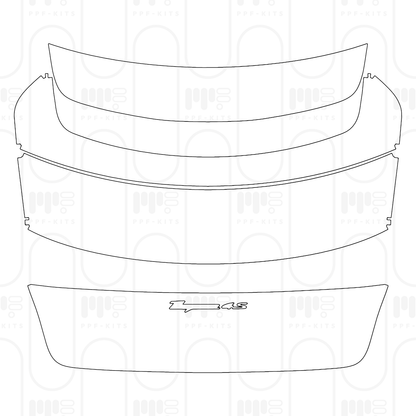 Pre-Cut PPF Porsche Taycan Sedan Taycan 4S 2025