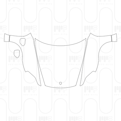 Pre-Cut PPF Porsche Taycan Sedan Taycan Turbo GT with Weissach Package 2025