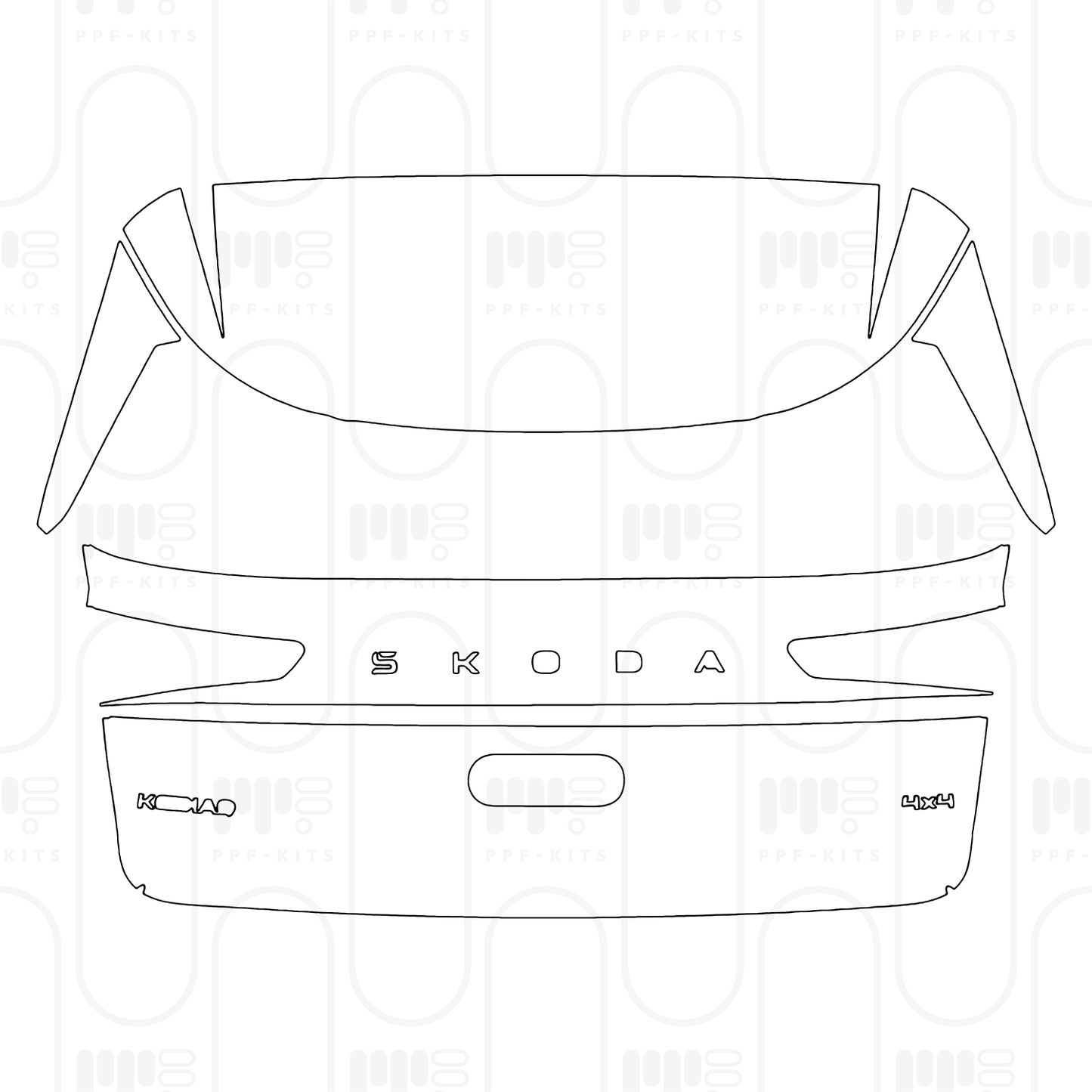 Pre-Cut PPF Skoda Kodiaq SE (EU) 2024