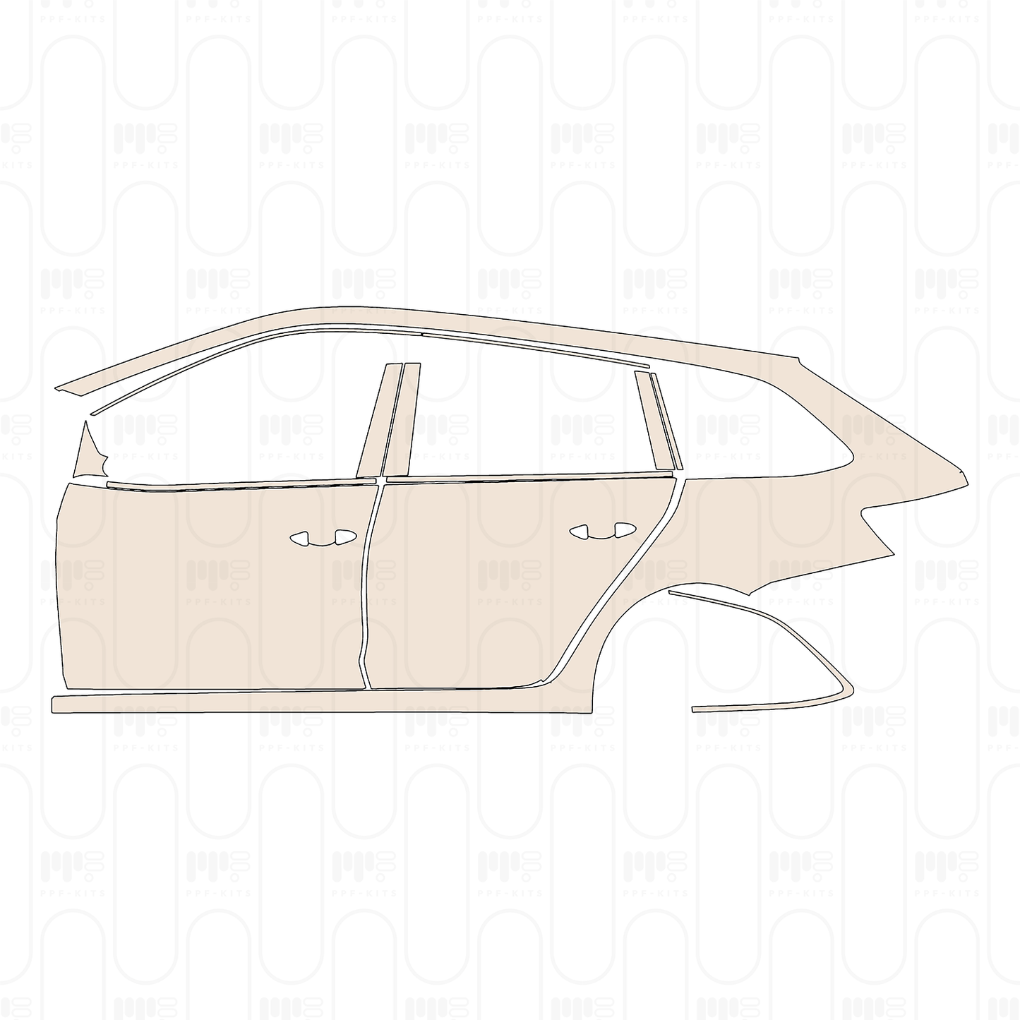 Pre-Cut PPF Skoda Octavia (EU) Estate SportLine 2024