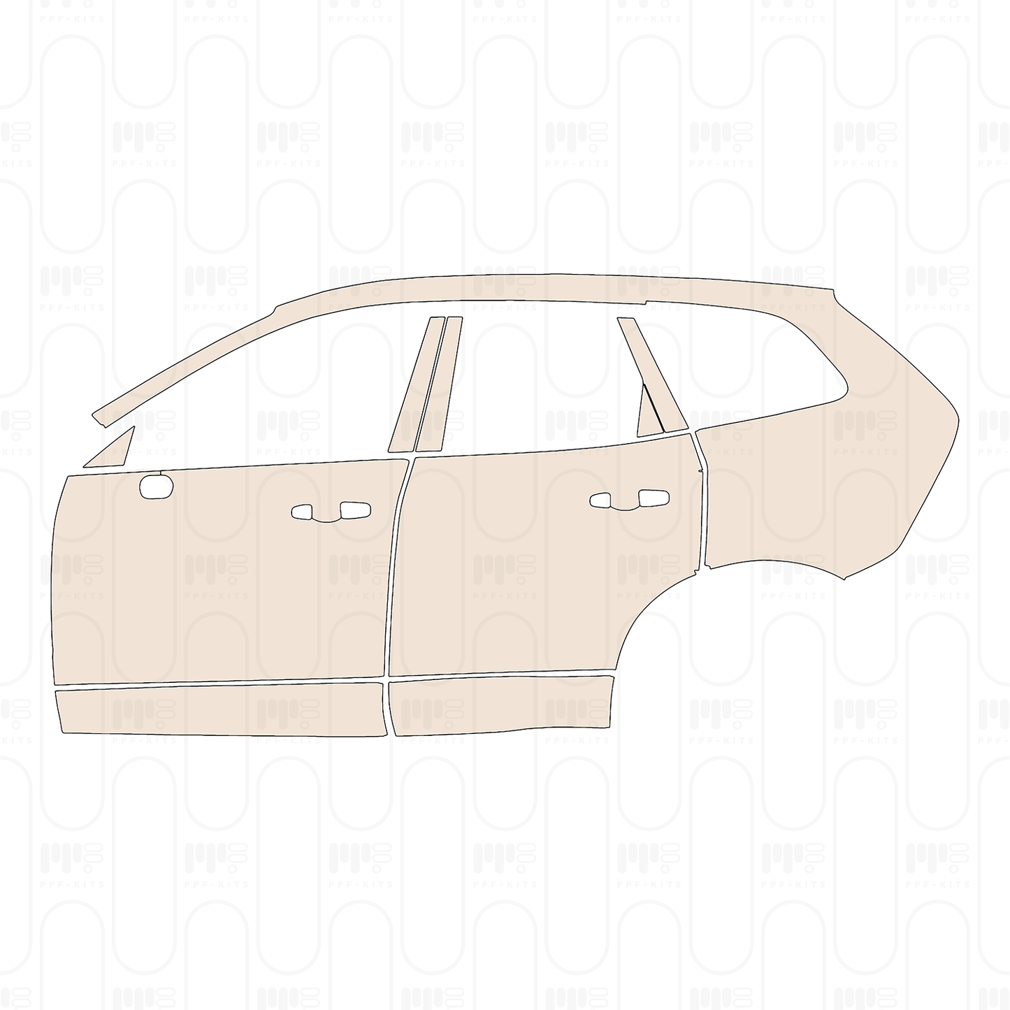 Pre-Cut PPF Volvo XC60 R-Design 2025