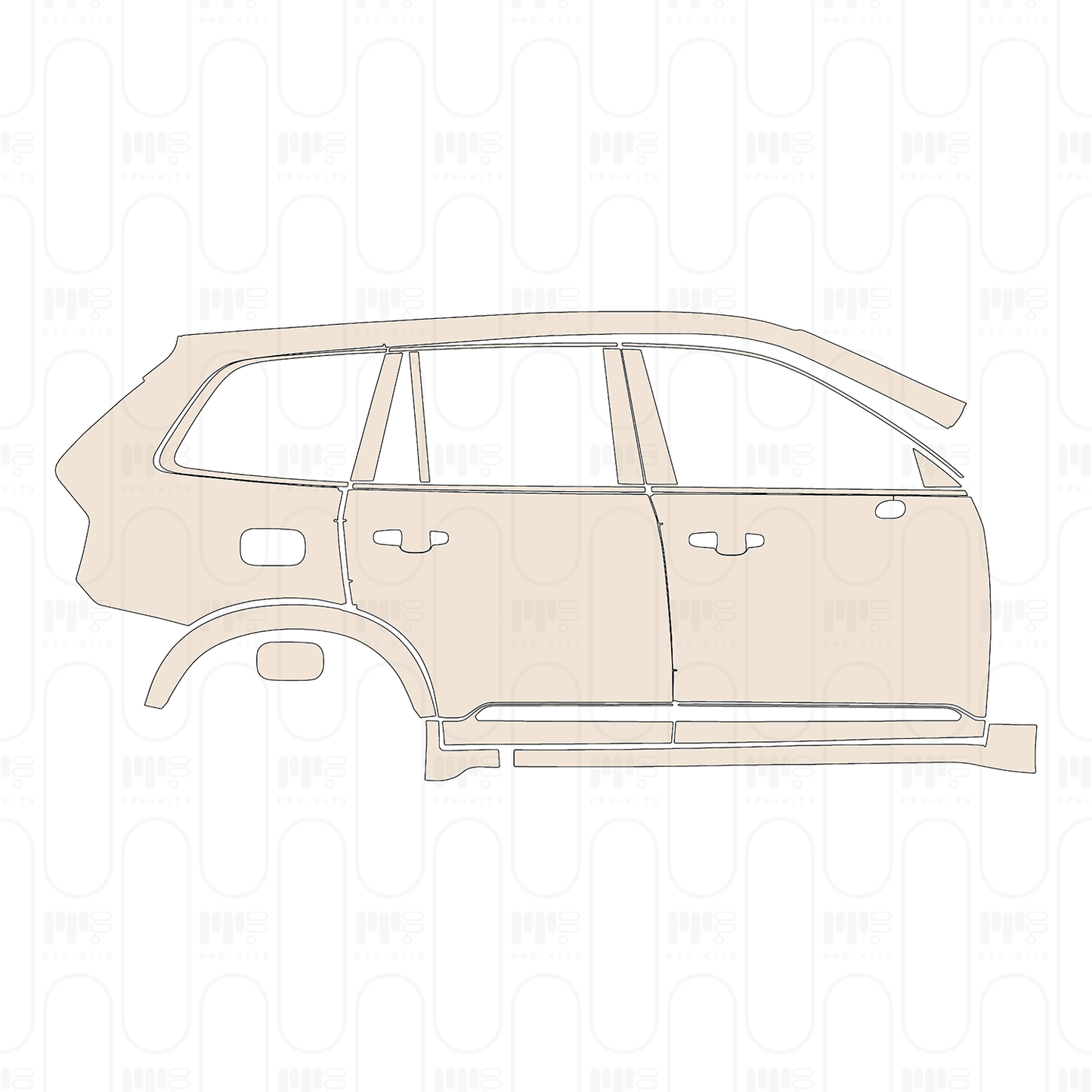 Pre-Cut PPF Volvo XC90 Inscription 2024