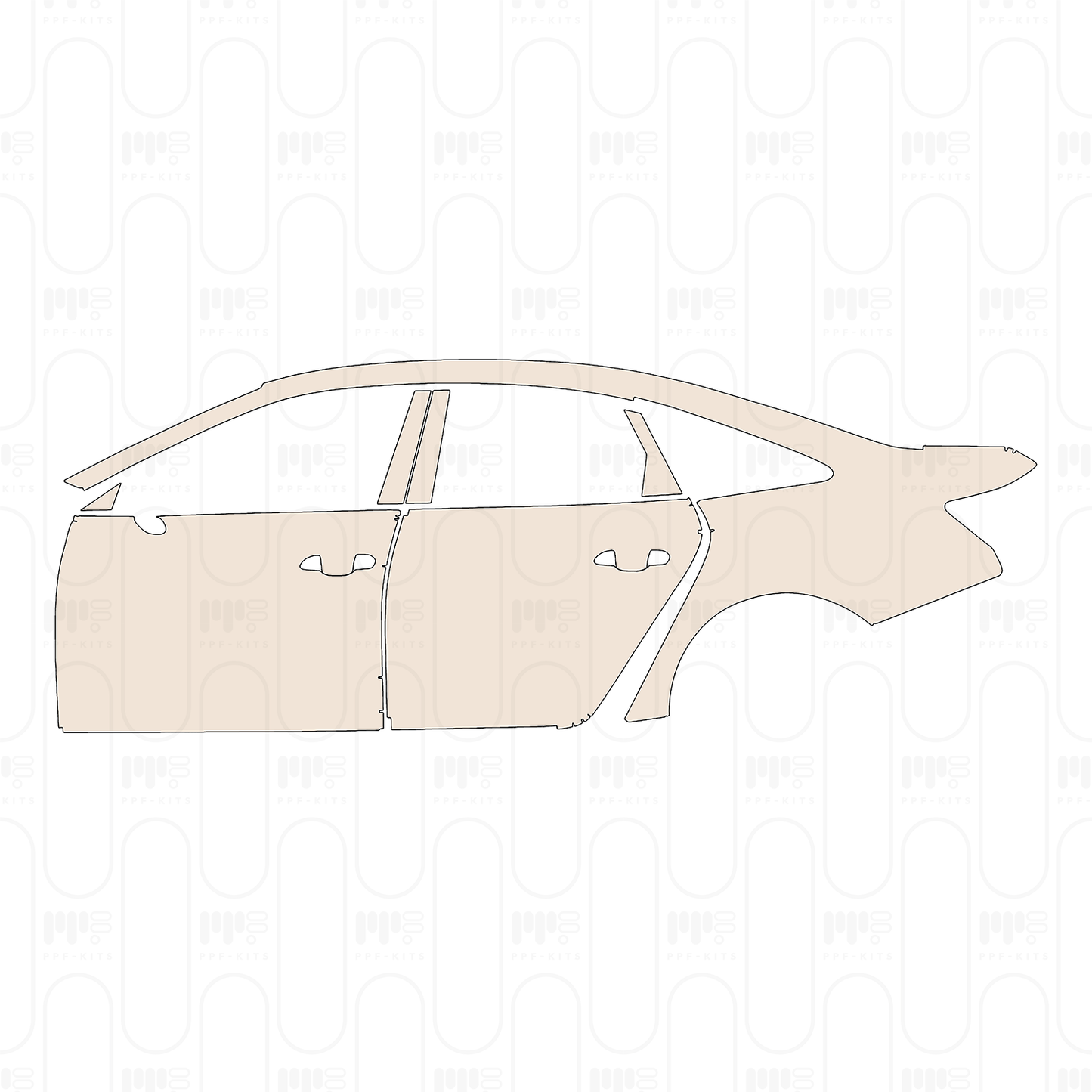 Pre-Cut PPF Audi A6 Base 2024