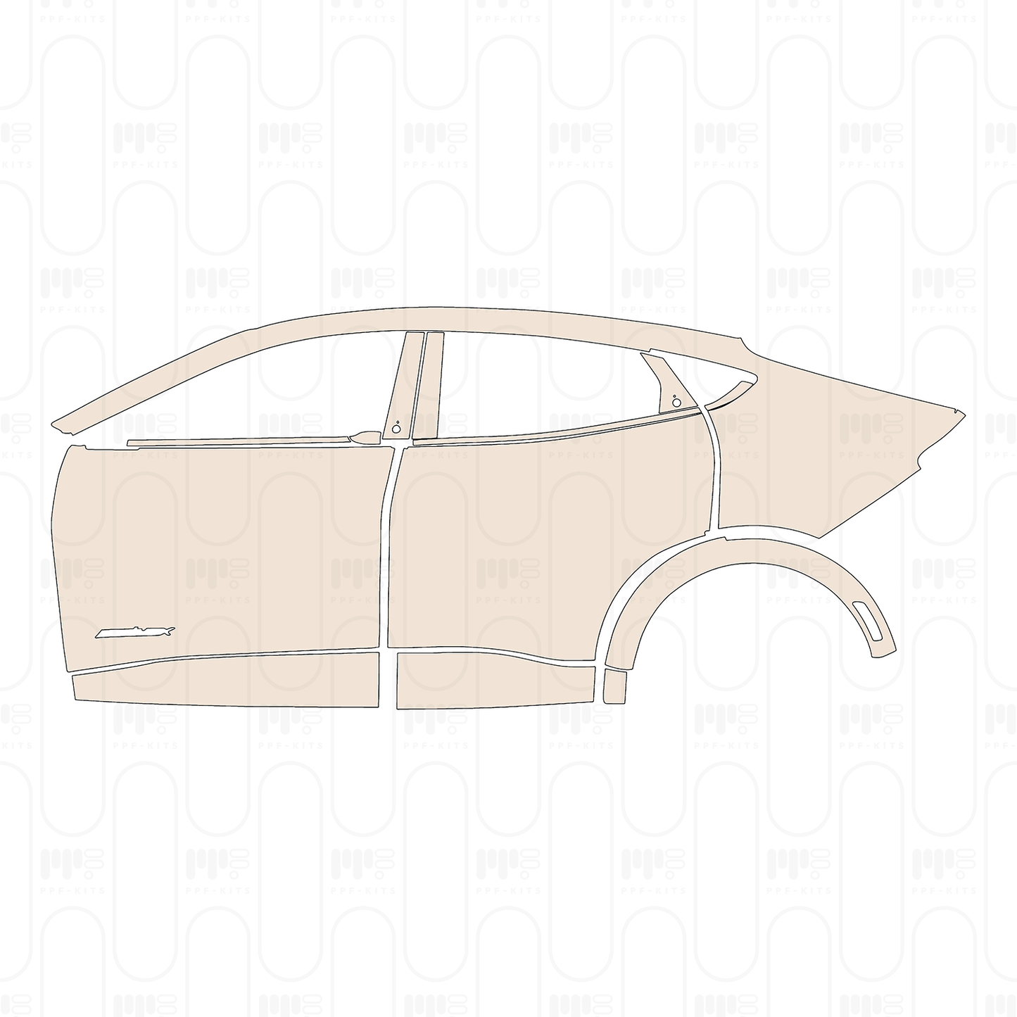 Pre-Cut PPF Ford Mach-E GT 2024
