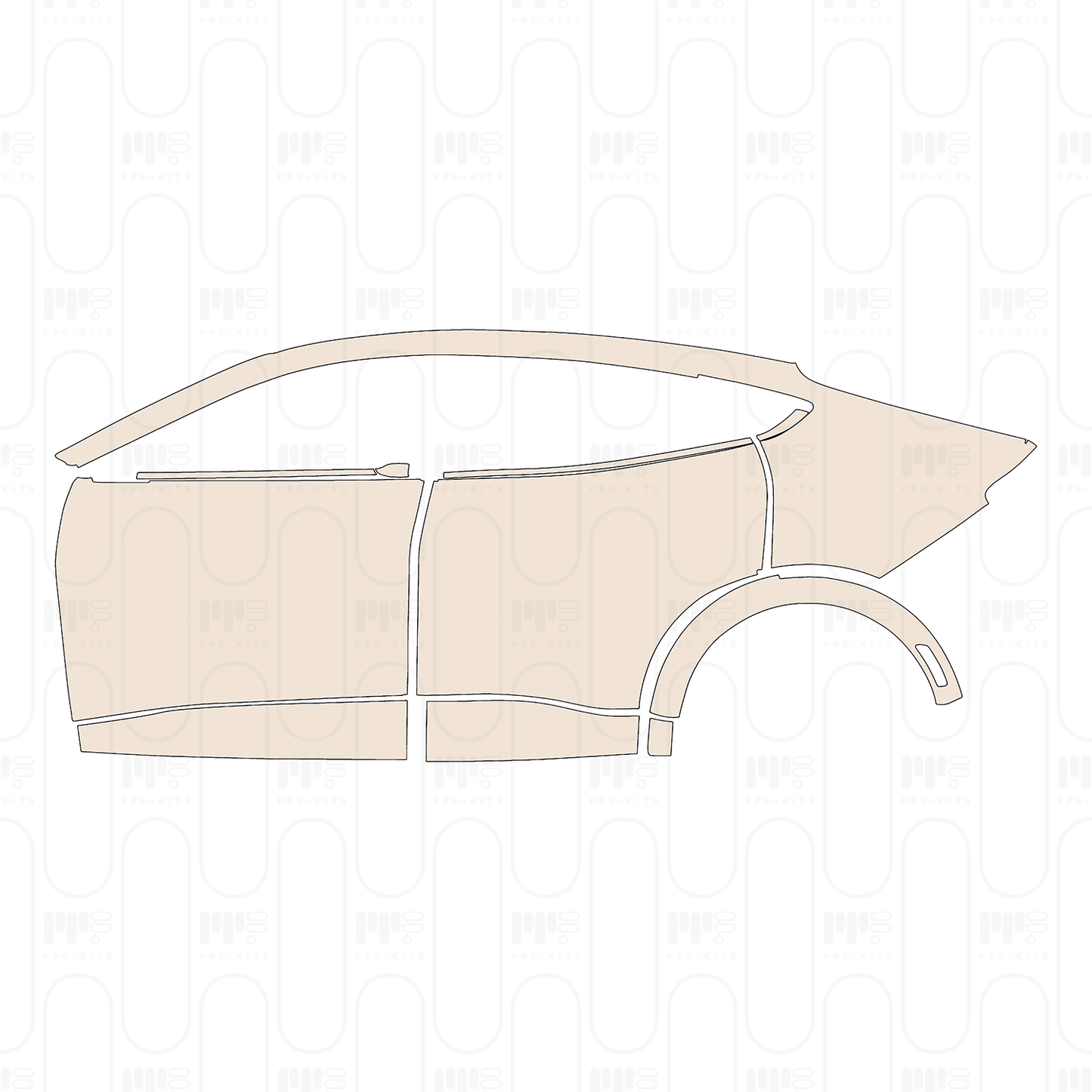 Pre-Cut PPF Ford Mach-E Luxury 2024