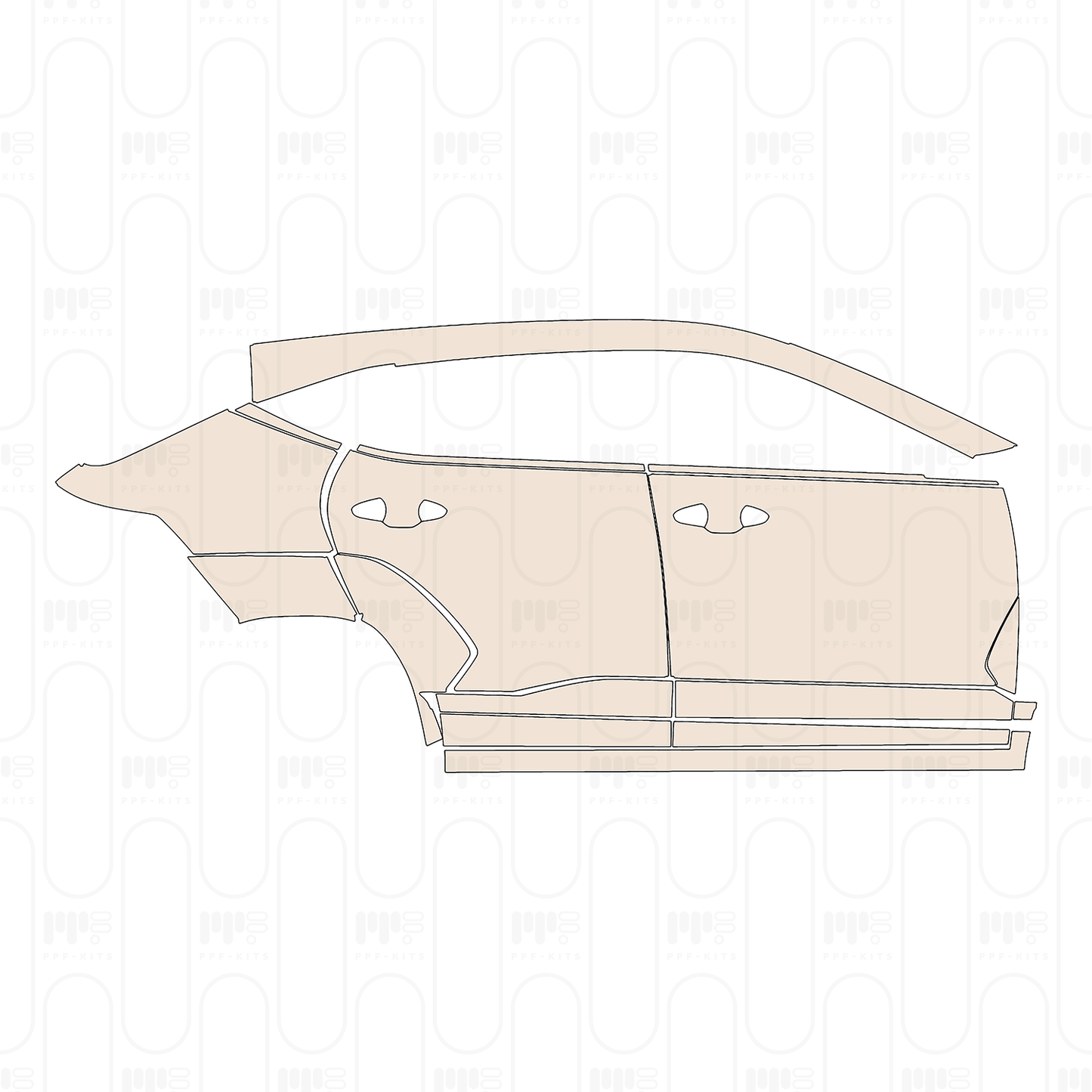 Pre-Cut PPF Hyundai Kona Electric SE 2024
