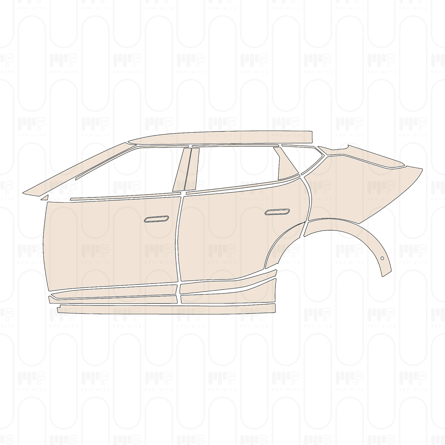 Pre-Cut PPF KIA EV6 (EU) GT-Line 2024