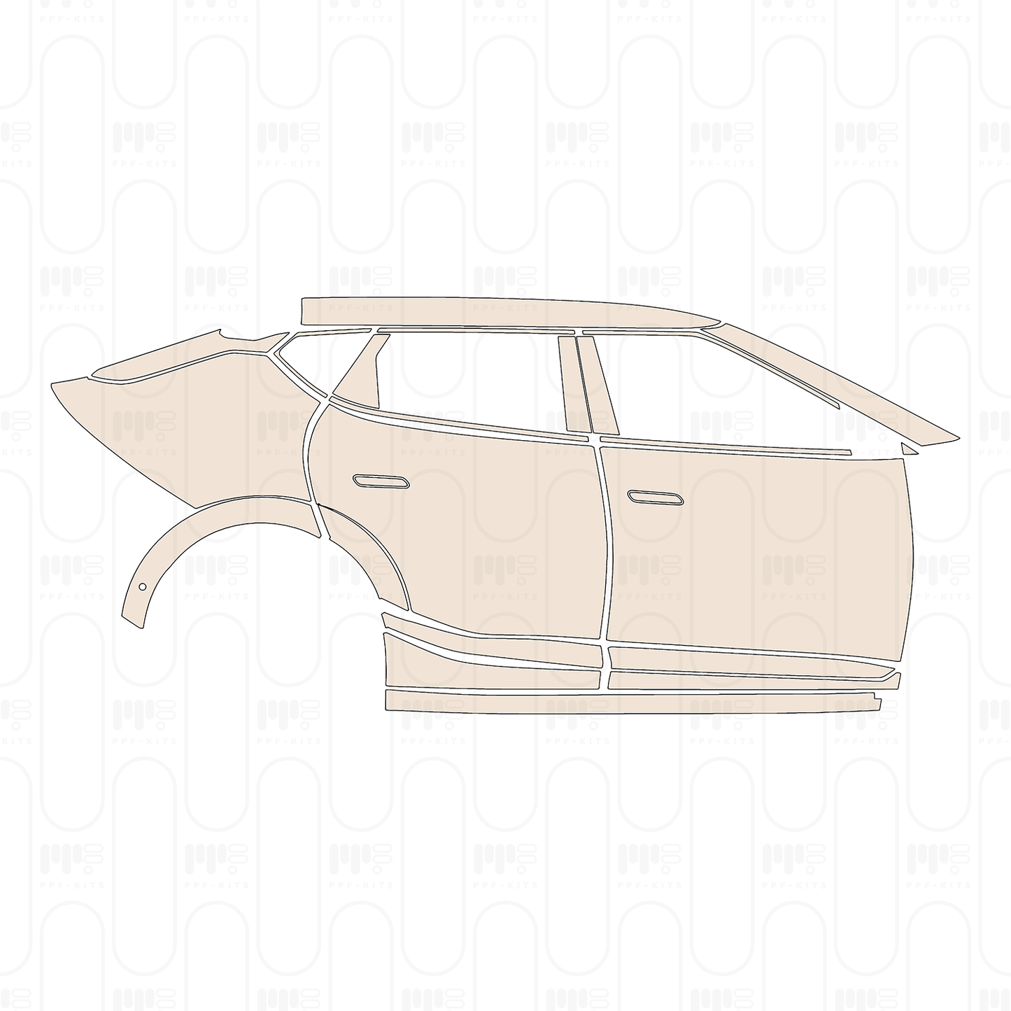 Pre-Cut PPF KIA EV6 (EU) GT-Line 2024