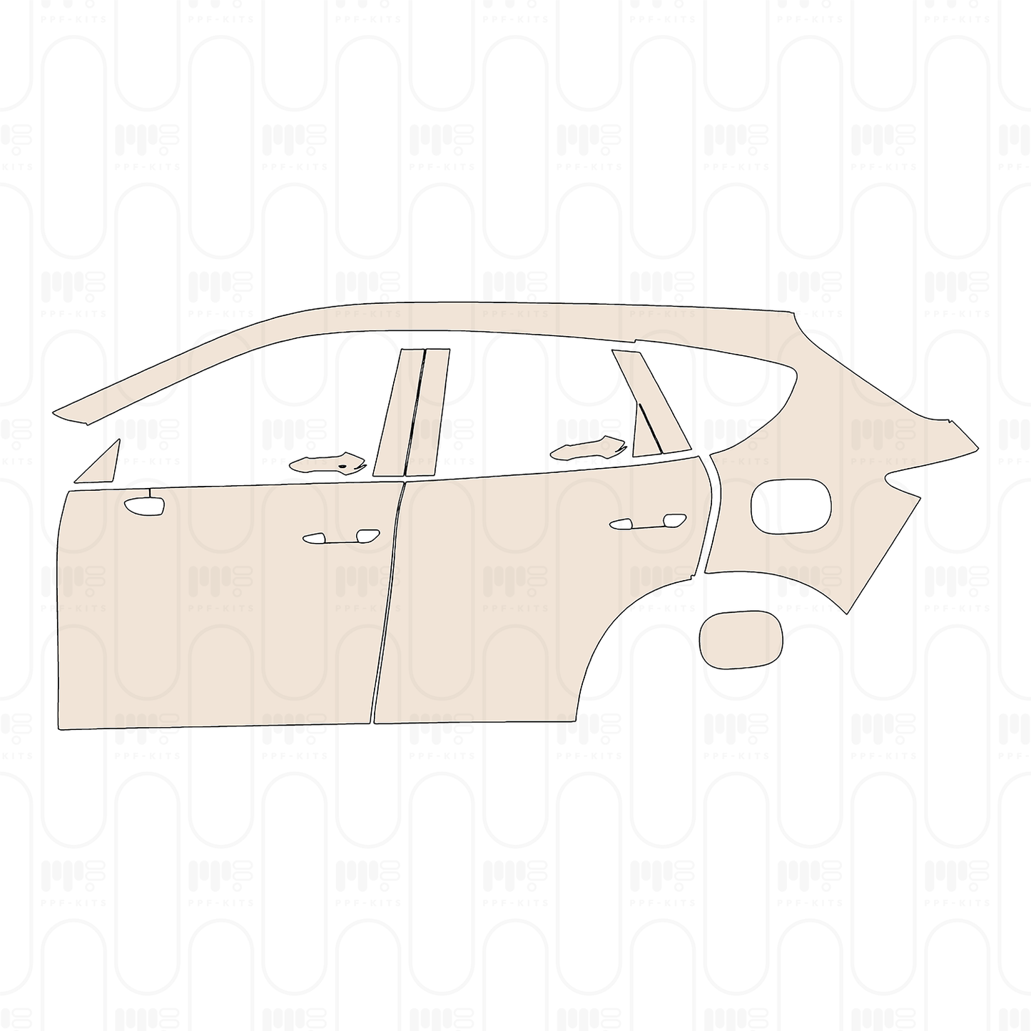 Pre-Cut PPF Mazda CX-60 (EU) Exclusive-Line 2024