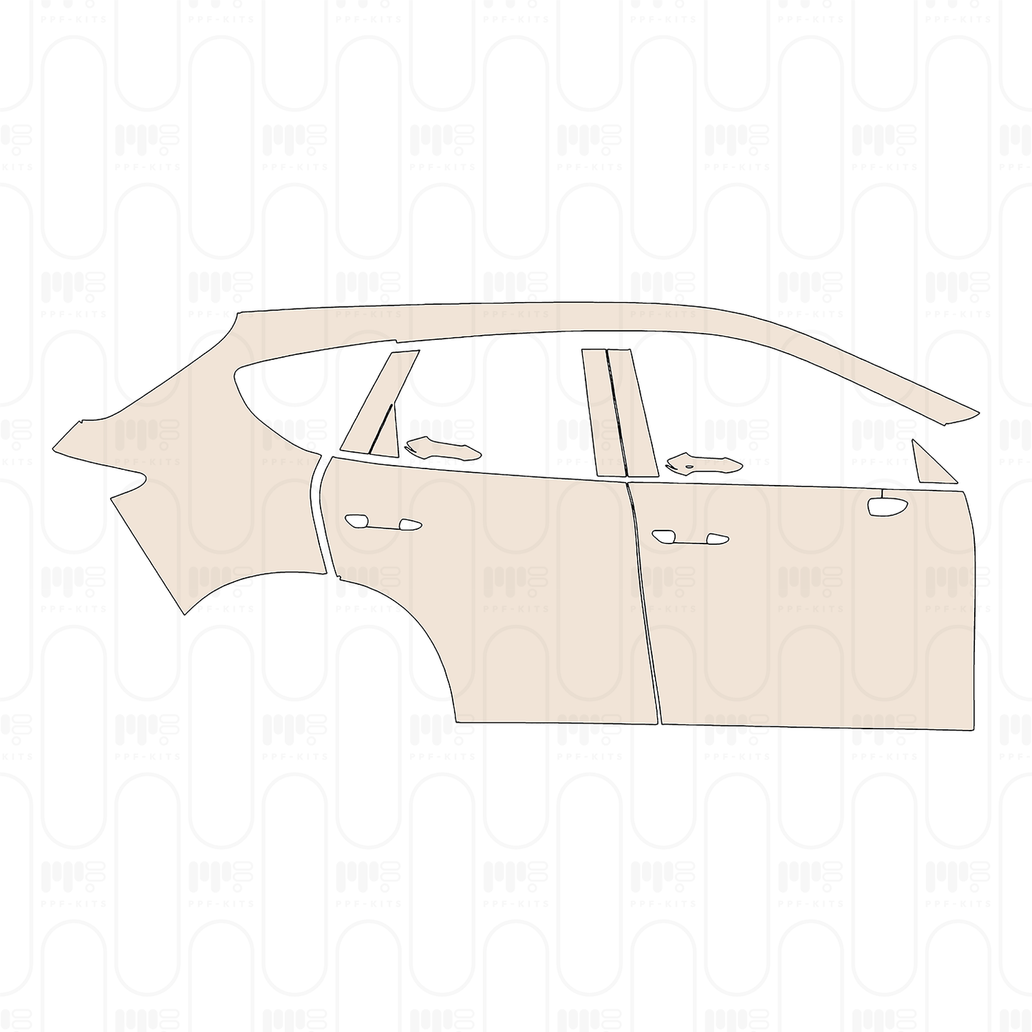 Pre-Cut PPF Mazda CX-60 (EU) Exclusive-Line 2024