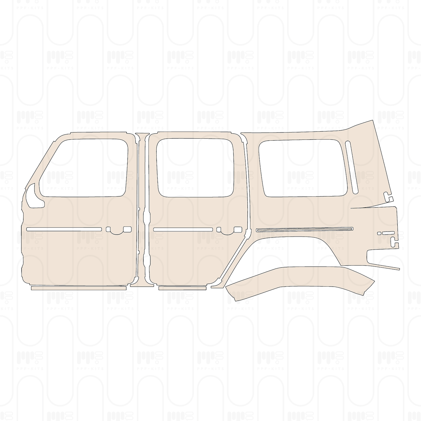 Pre-Cut PPF Mercedes-Benz G Class G500 2024