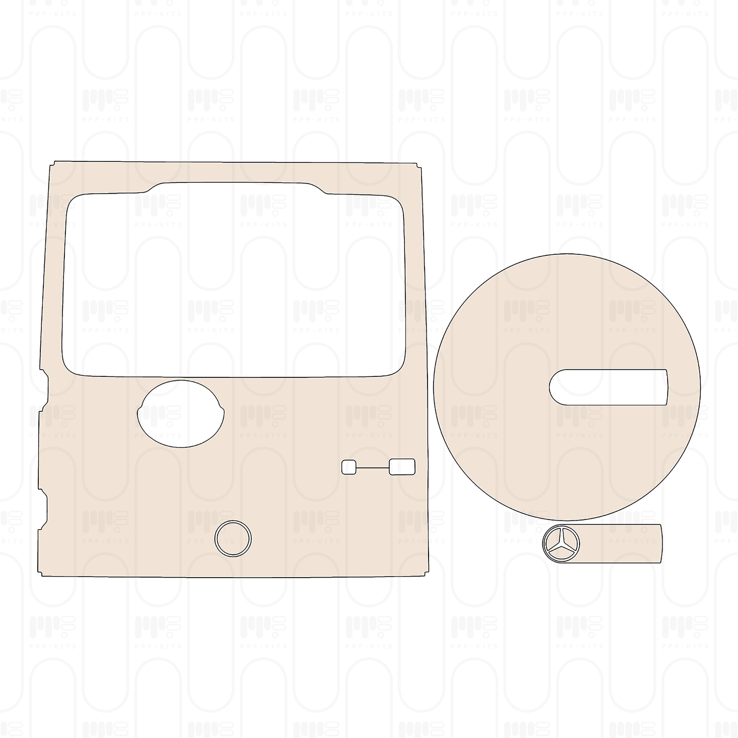 Pre-Cut PPF Mercedes-Benz G Class G500 2024