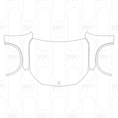 Pre-Cut PPF Mercedes-Benz GLC SUV Standard Wheelbase (GLC) AMG Line 2024