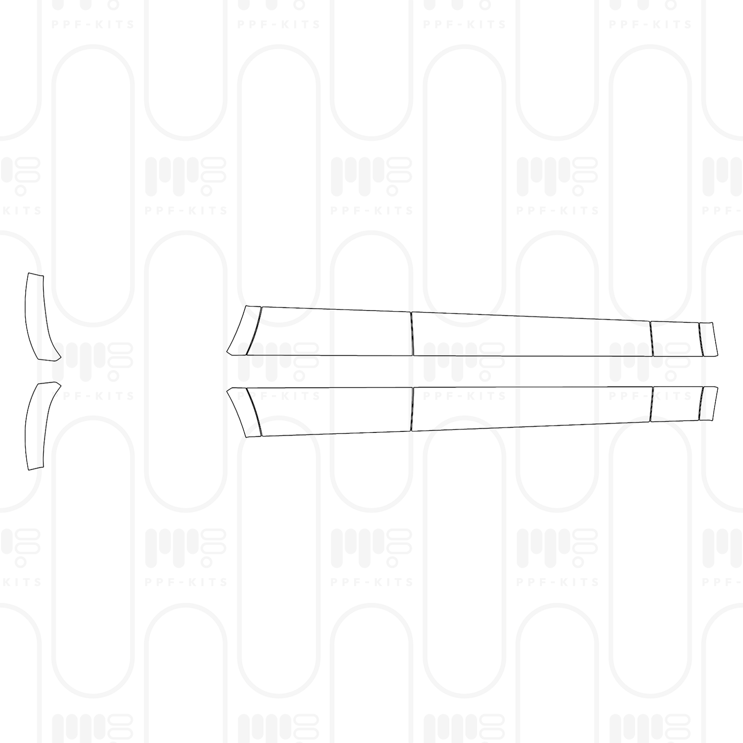 Pre-Cut PPF Mercedes-Benz GLC SUV Standard Wheelbase (GLC) AMG Line 2024