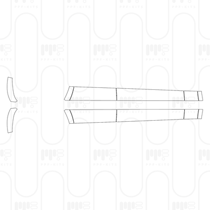 Pre-Cut PPF Mercedes-Benz GLC SUV Standard Wheelbase (GLC) AMG Line 2024