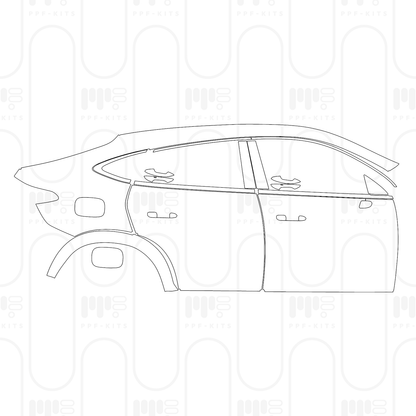 Pre-Cut PPF Mercedes-Benz GLC Coupe AMG GLC43 2024