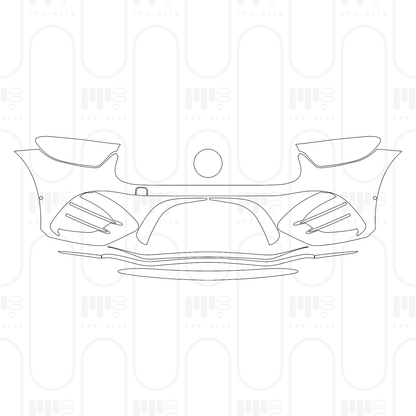 Pre-Cut PPF Mercedes-Benz GLC Coupe AMG GLC43 2024