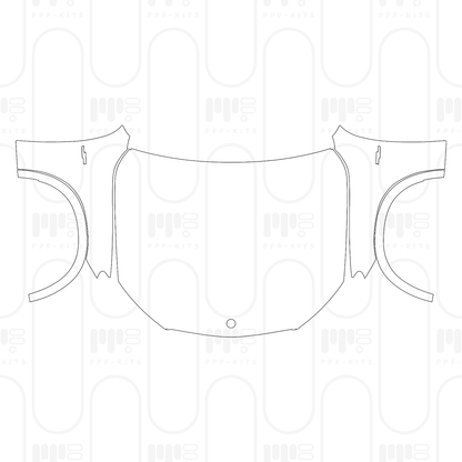 Pre-Cut PPF Mercedes-Benz GLC Coupe AMG GLC43 2024