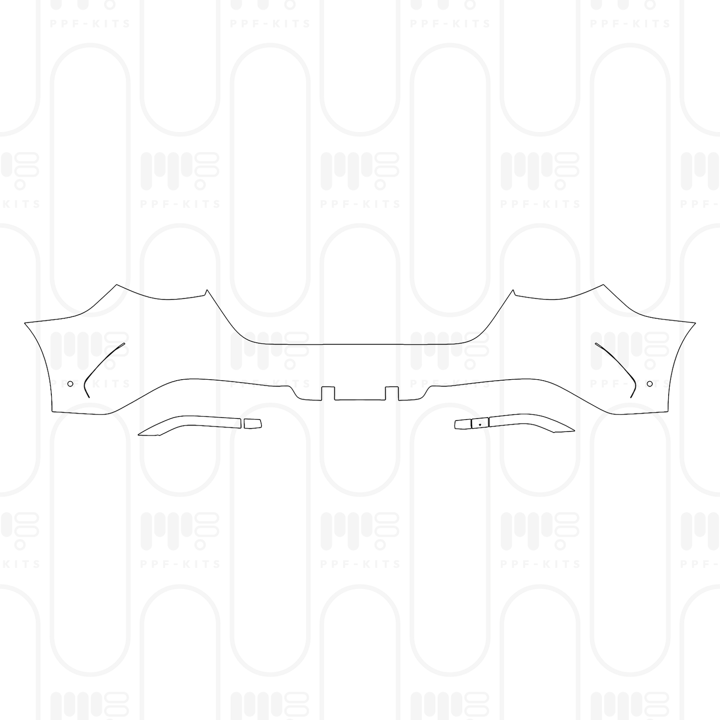 Pre-Cut PPF Mercedes-Benz GLC Coupe AMG GLC43 2024